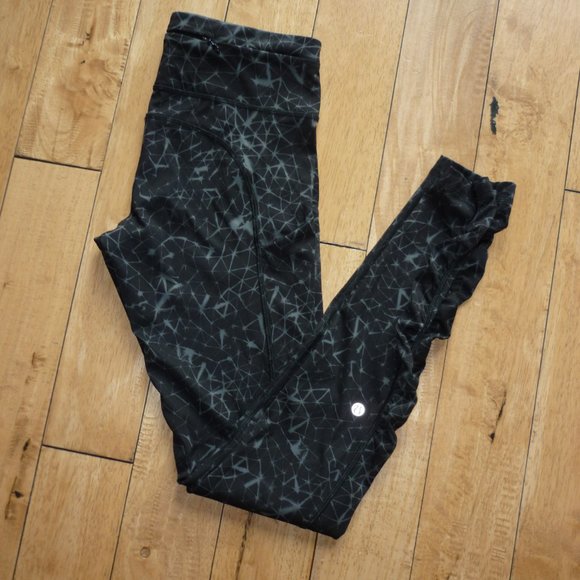 Lululemon Speed Tight III Full-On Luxtreme Star Crushed Coal Black Size 6 - Picture 10 of 10